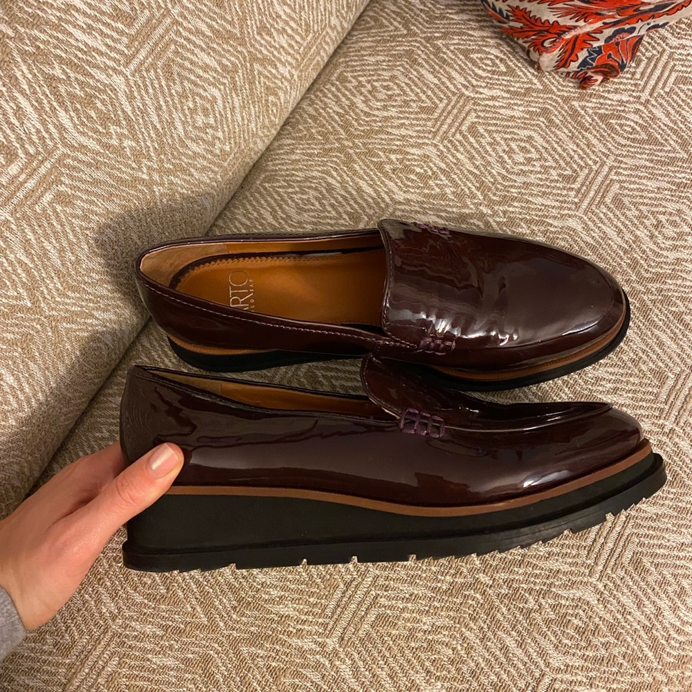 Franco Sarto Burgundy Loafers